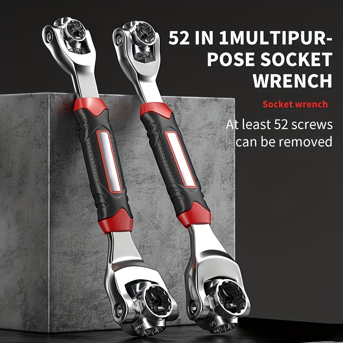 1pc 8-in-1 Multi-Function Socket Wrench