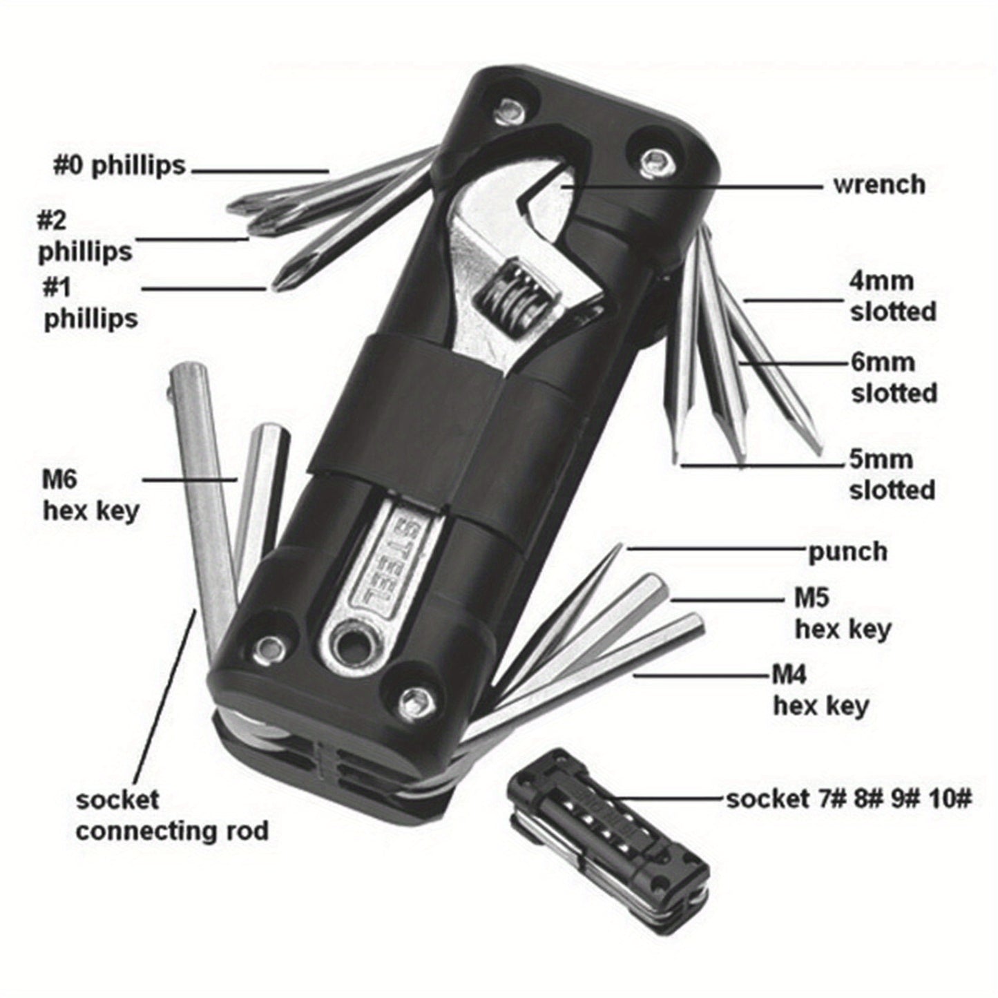 Multifunctional Stainless Steel Tool Set