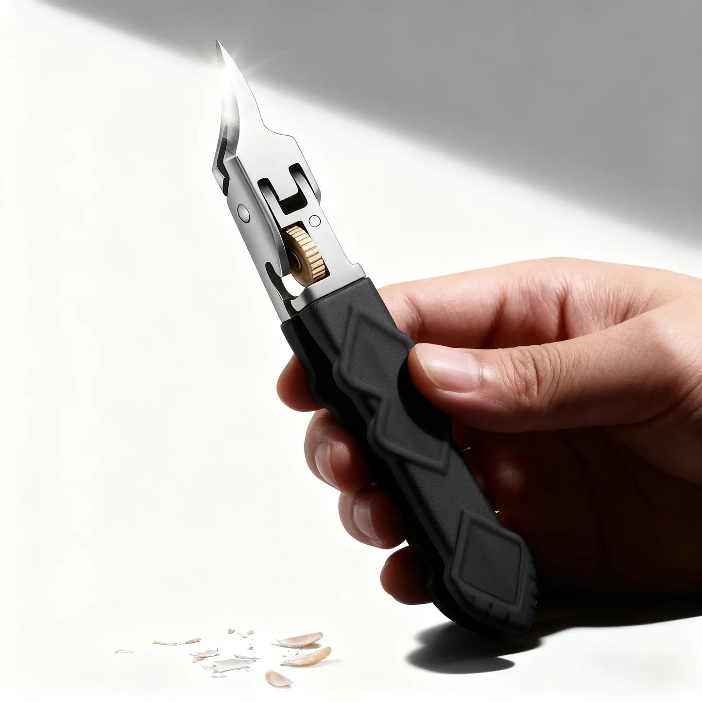 Professional Nail Clippers with Built-in Toenail Trimmer