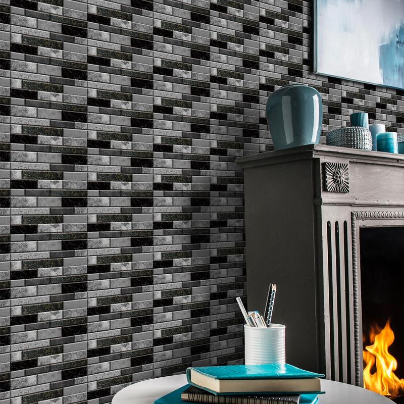 3D Effect Brick Wall Texture Sticker