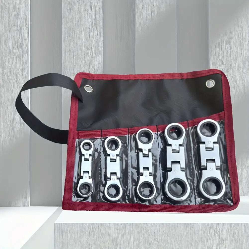 Industrial Grade 1pc Multi-functional Mini Ratchet Wrench