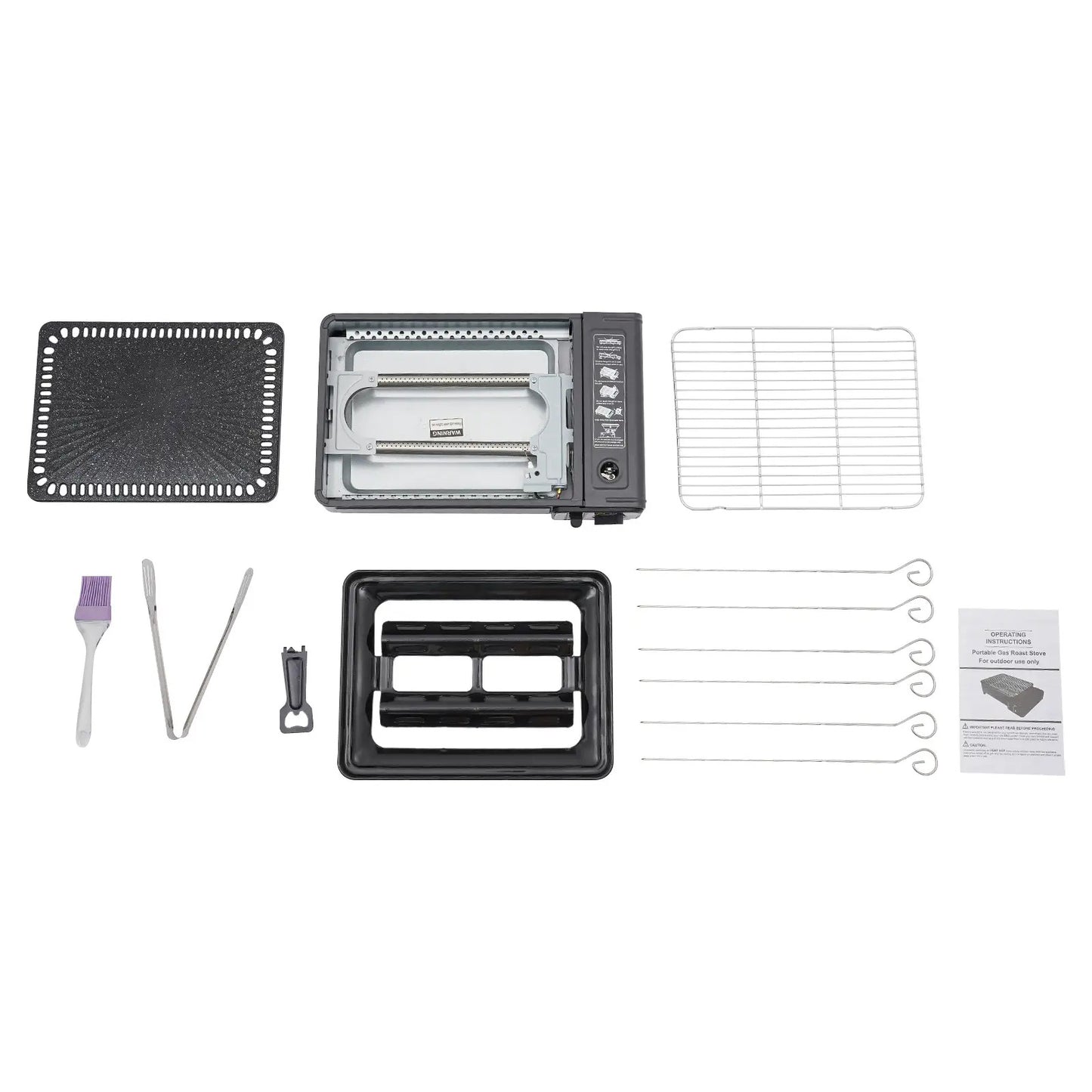 Portable Butane Grill Stove with Grill Net