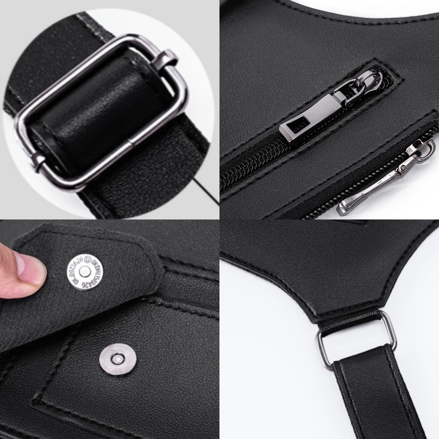 Men'S Vintage Shoulder Bag, Versatile Lightweight Backpack