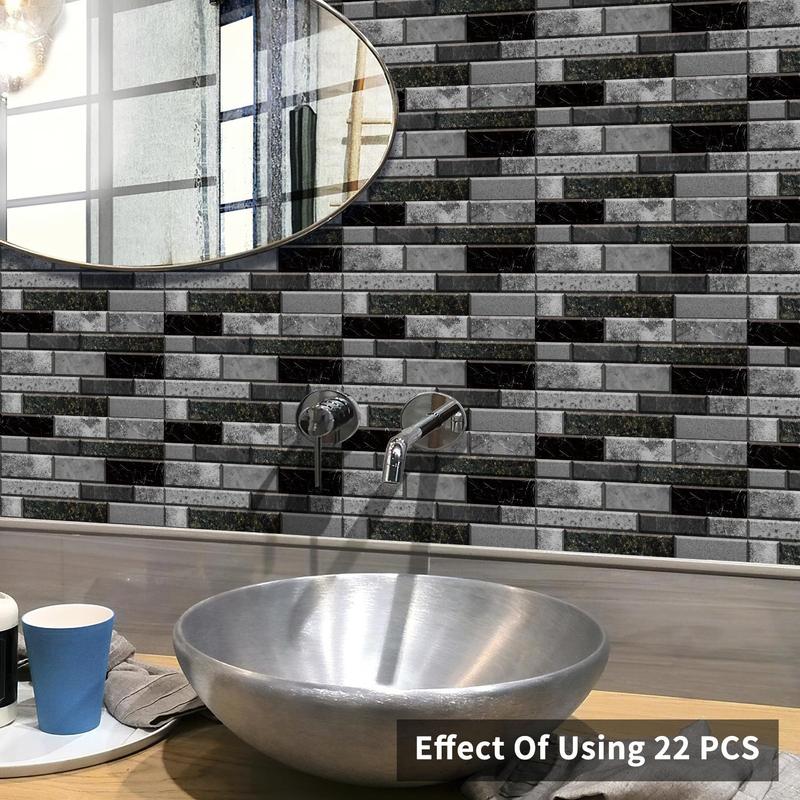 3D Effect Brick Wall Texture Sticker
