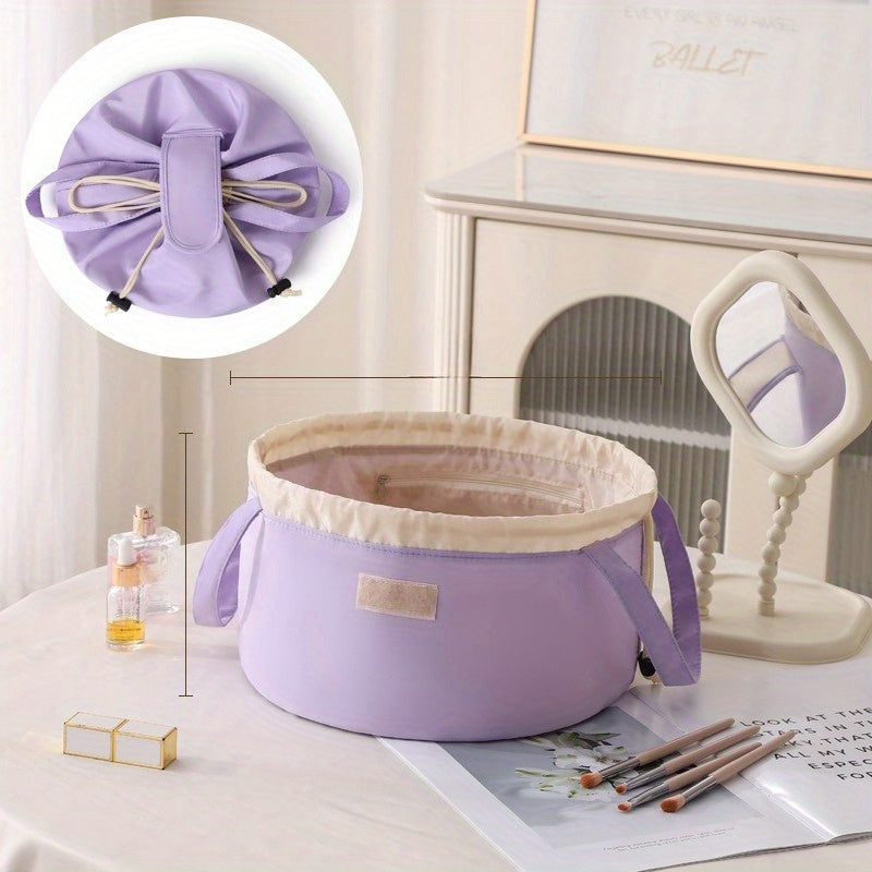 1pc Luxury Cosmetic Bag - Large Capacity, Portable Travel Organizer
