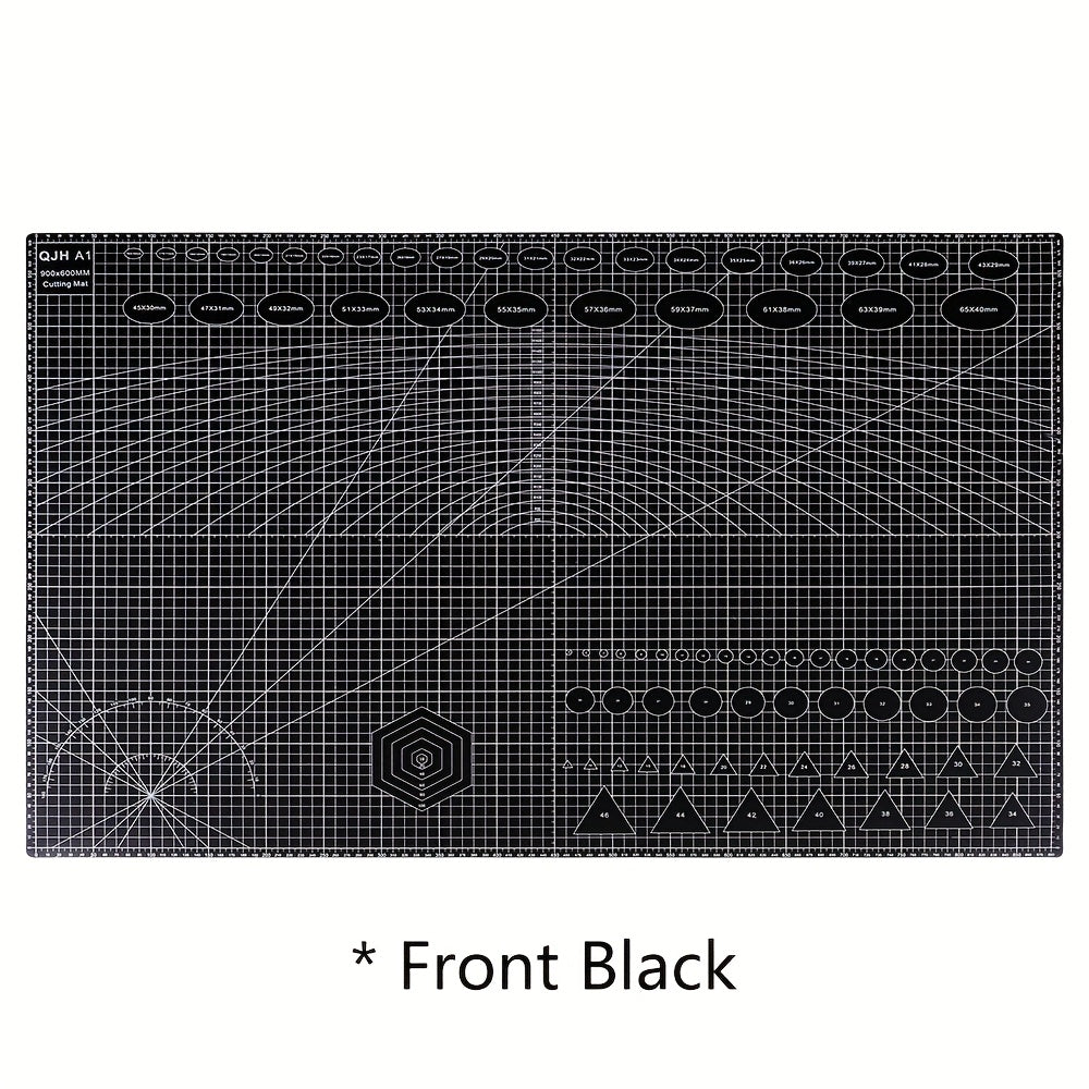 1pc A1 Size Double-Sided PVC Cutting Mat