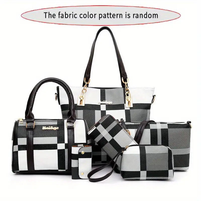 6pcs/set Large Capacity Shoulder Bag