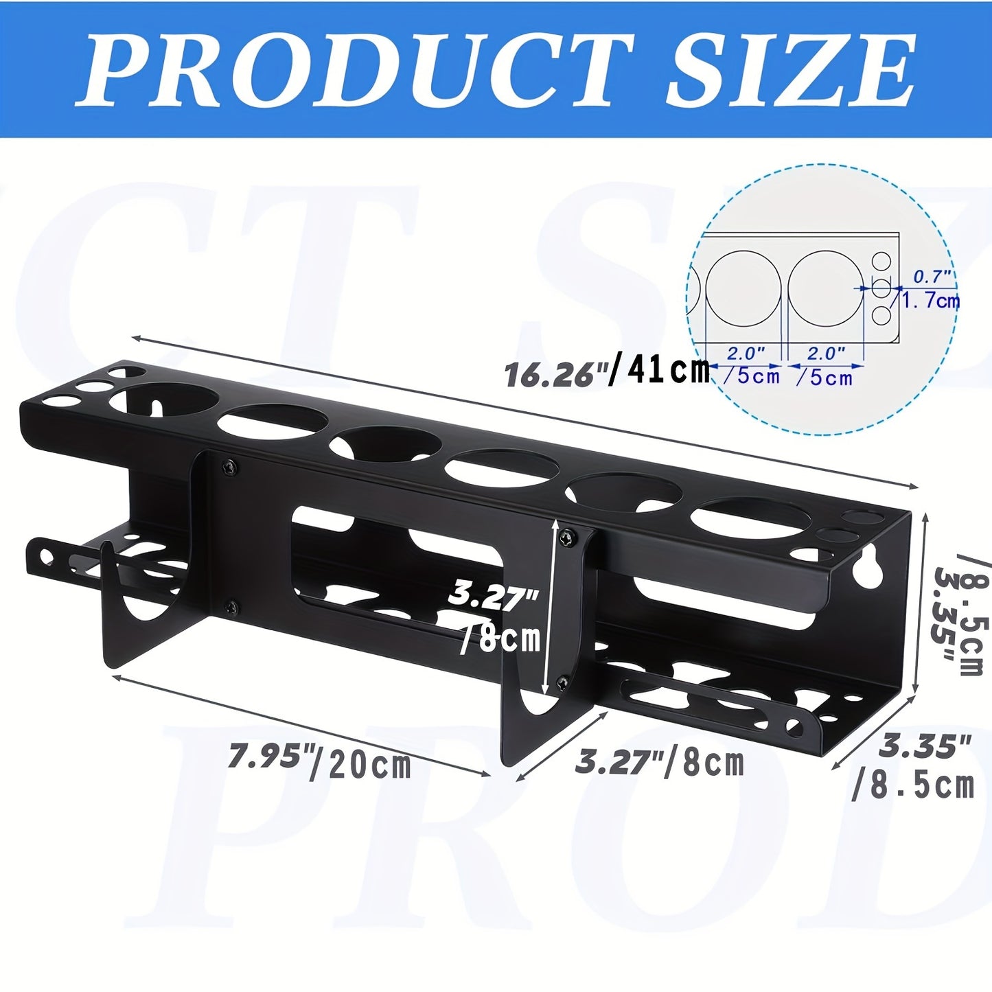 Wall-Mounted Caulking Gun Storage Rack & Sealant Tube Holder