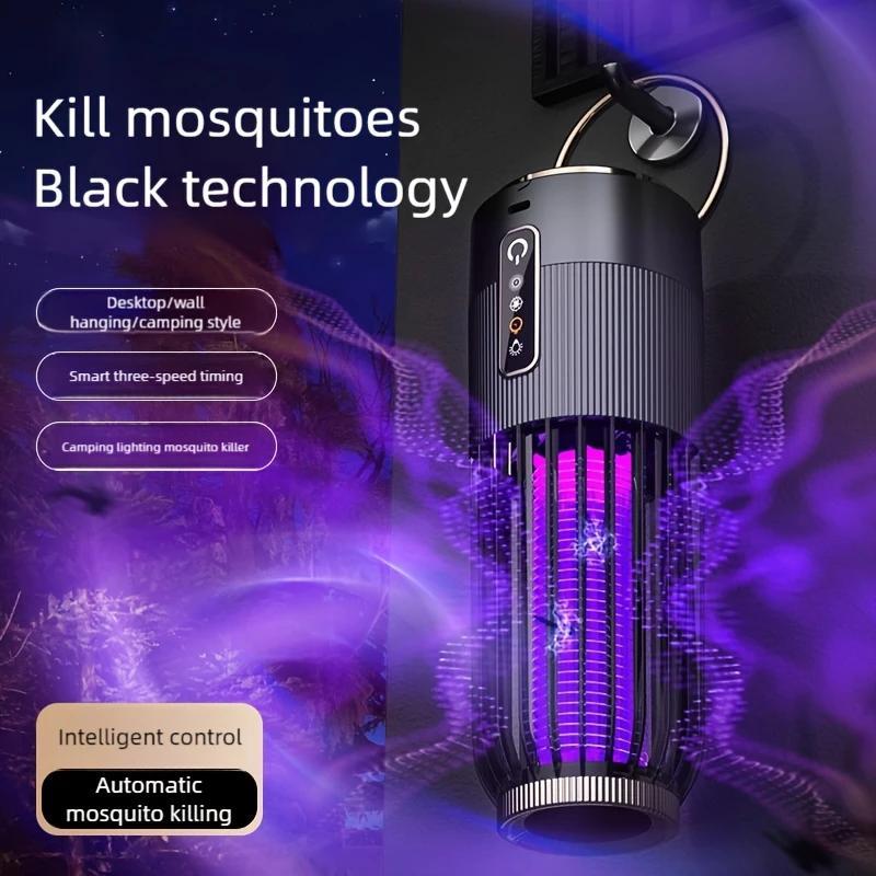 2025 New 2-in-1 Portable Rechargeable Outdoor Mosquito Killer Lamp