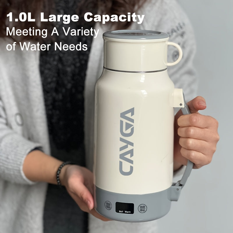Portable Electric Kettle With Built-in Water Cup