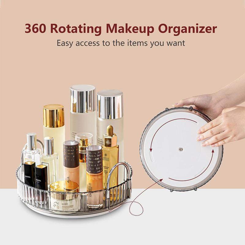 Rotatable Vanity Desk Jewelry Display Stand