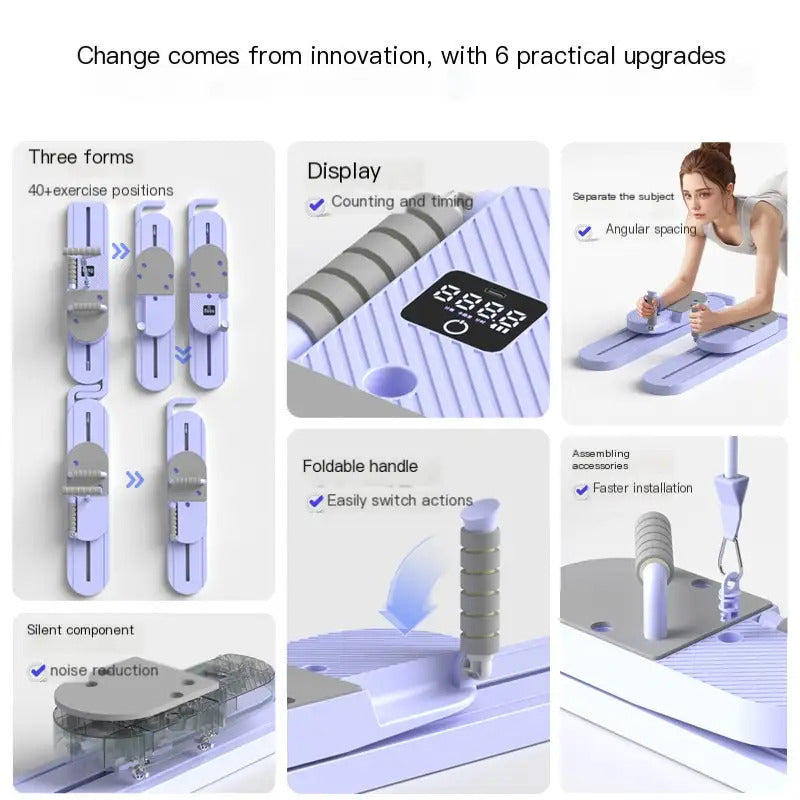 Split Pilates balance board,  multifunctional fitness tool