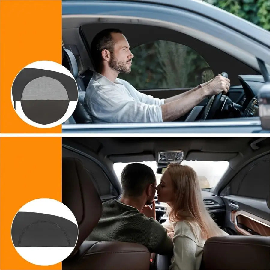 Car Privacy Screen with Zipper
