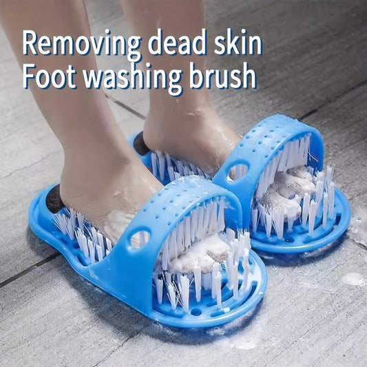 1 Piece Hypoallergenic Silicone Foot Scrubber and Massage Brush