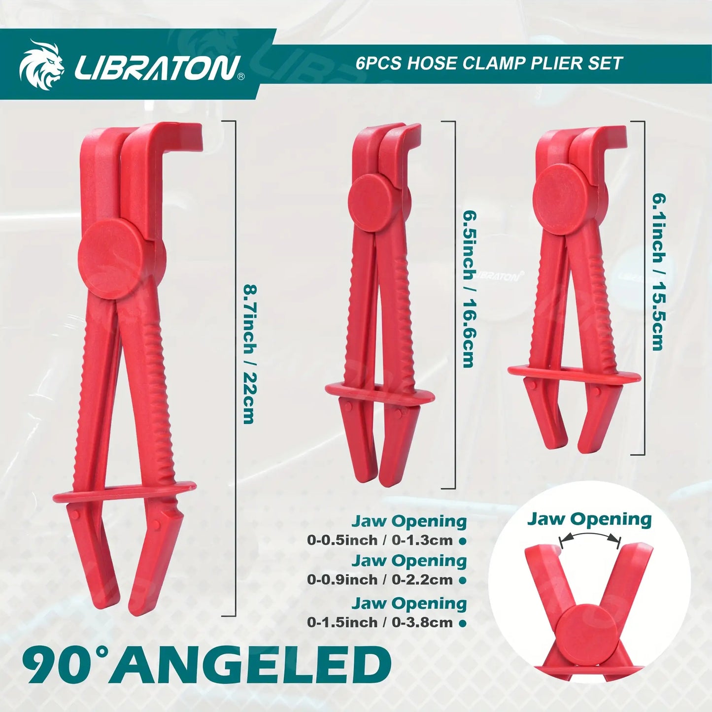 6pcs Hose Clamp Tool Kit