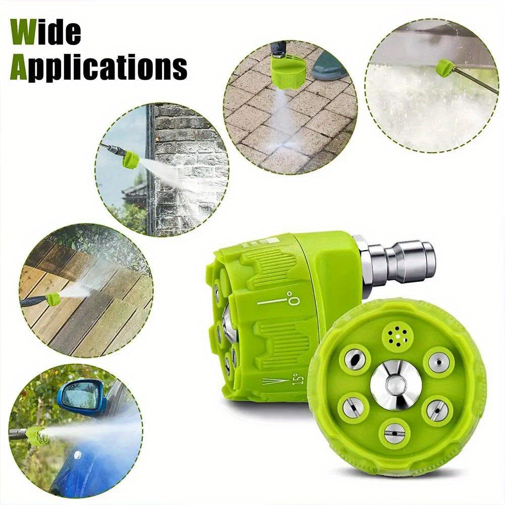 6-in-1 High-Pressure Washer Nozzle
