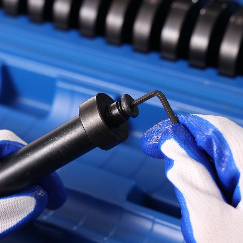 52-piece wheel bearing installation tool set
