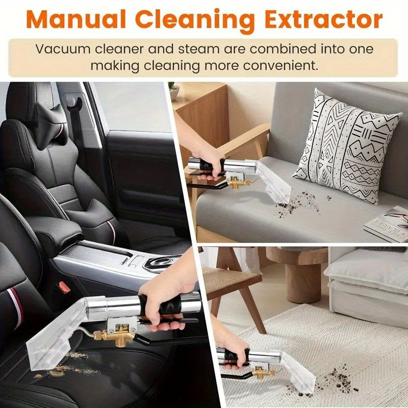 1pc Stainless Steel High-Temperature Steam Gun Pickup Attachment