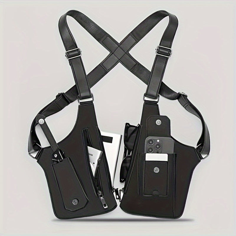 Men'S Vintage Shoulder Bag, Versatile Lightweight Backpack