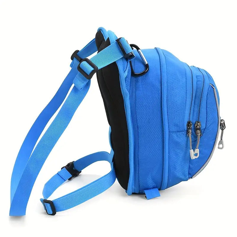 1pc Contrast-color Nylon Sports Leg Bag