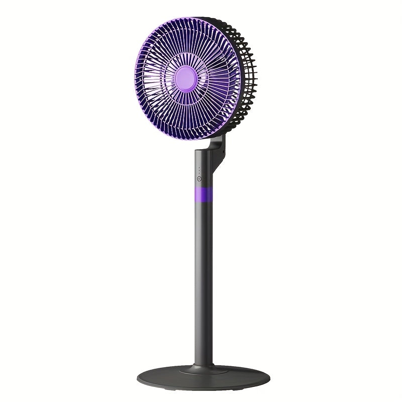 Silent High Wind Power USB Floor Fan (No Battery)