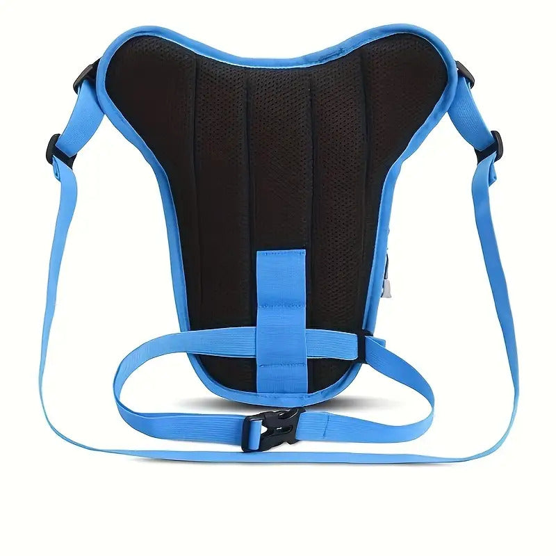 1pc Contrast-color Nylon Sports Leg Bag