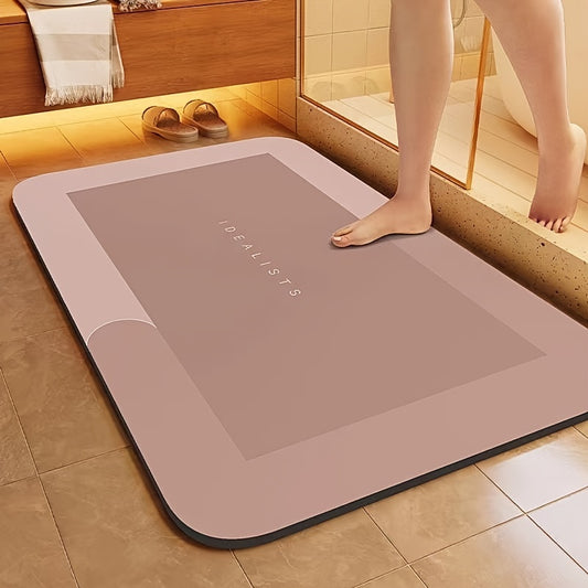 Quick-Drying, Non-Slip Super Absorbent Diatom Mud Bathroom Mat