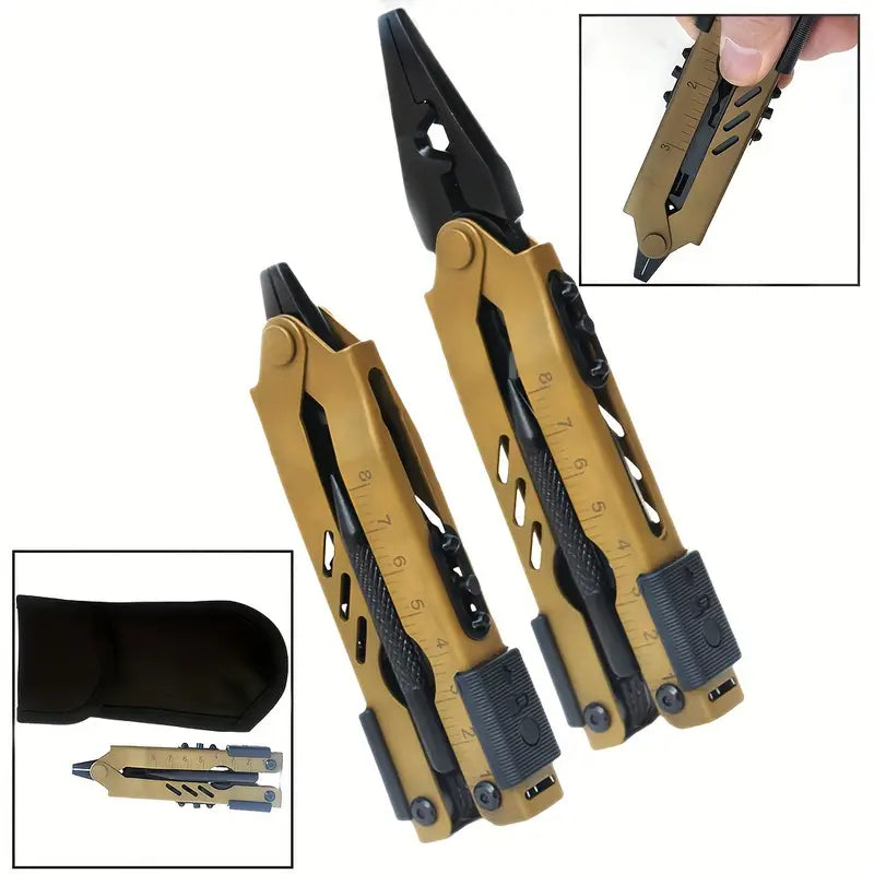 13-in-1 Portable Folding Multitool Pliers