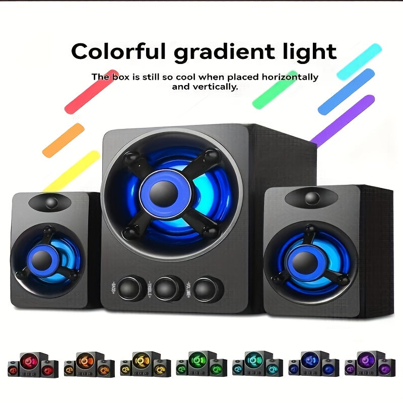 New D-208 wired speaker with USB power supply