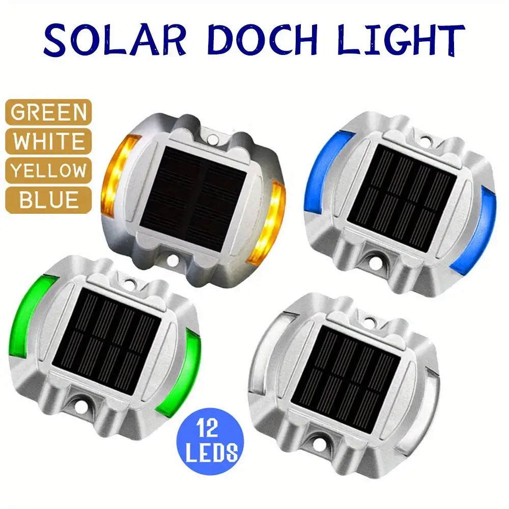 Courtyard and Lawn Solar Road Stud Lights