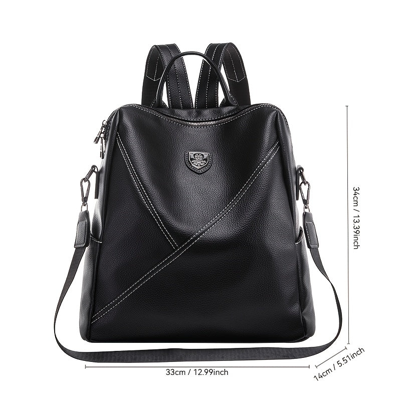 Solid Color Women'S Versatile Backpack