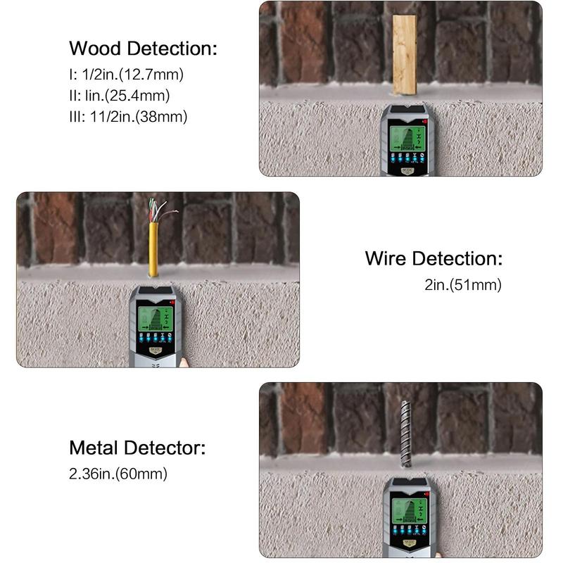 5 in 1 Wall Scanner Detector, Screw Locator