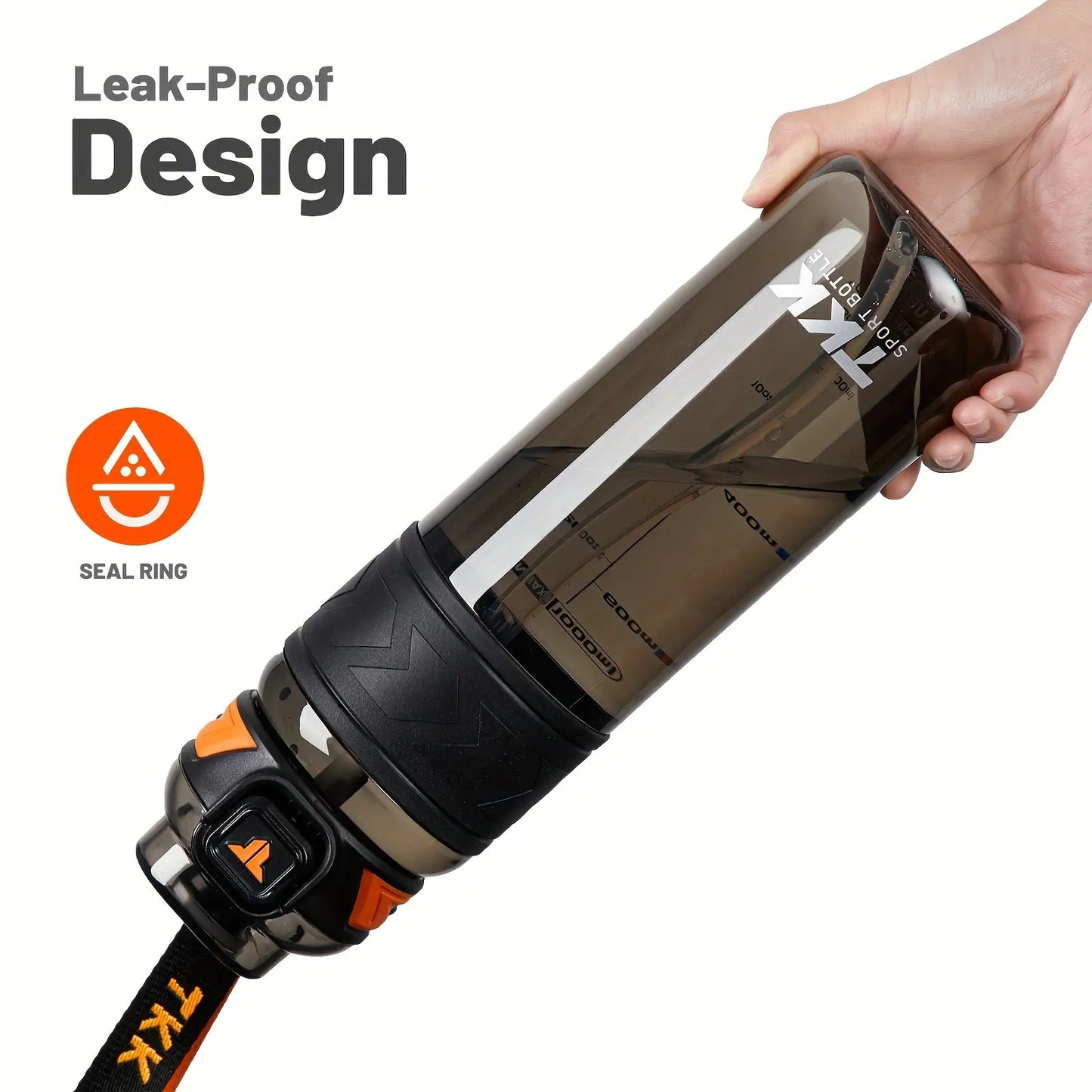 Portable Water Bottle with Straw Lid Straw Filter