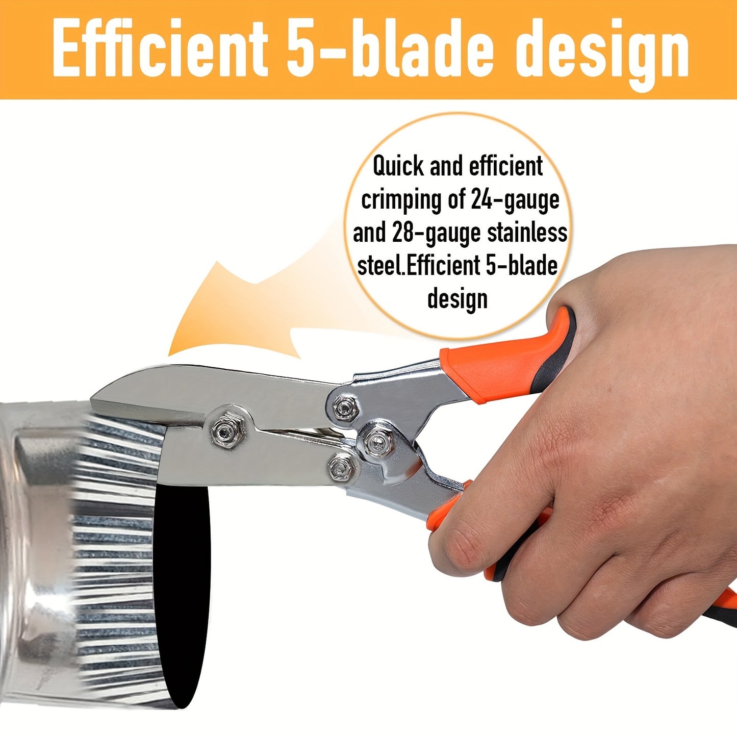 1pc  Heavy-Duty Steel Tube Reduction Pliers