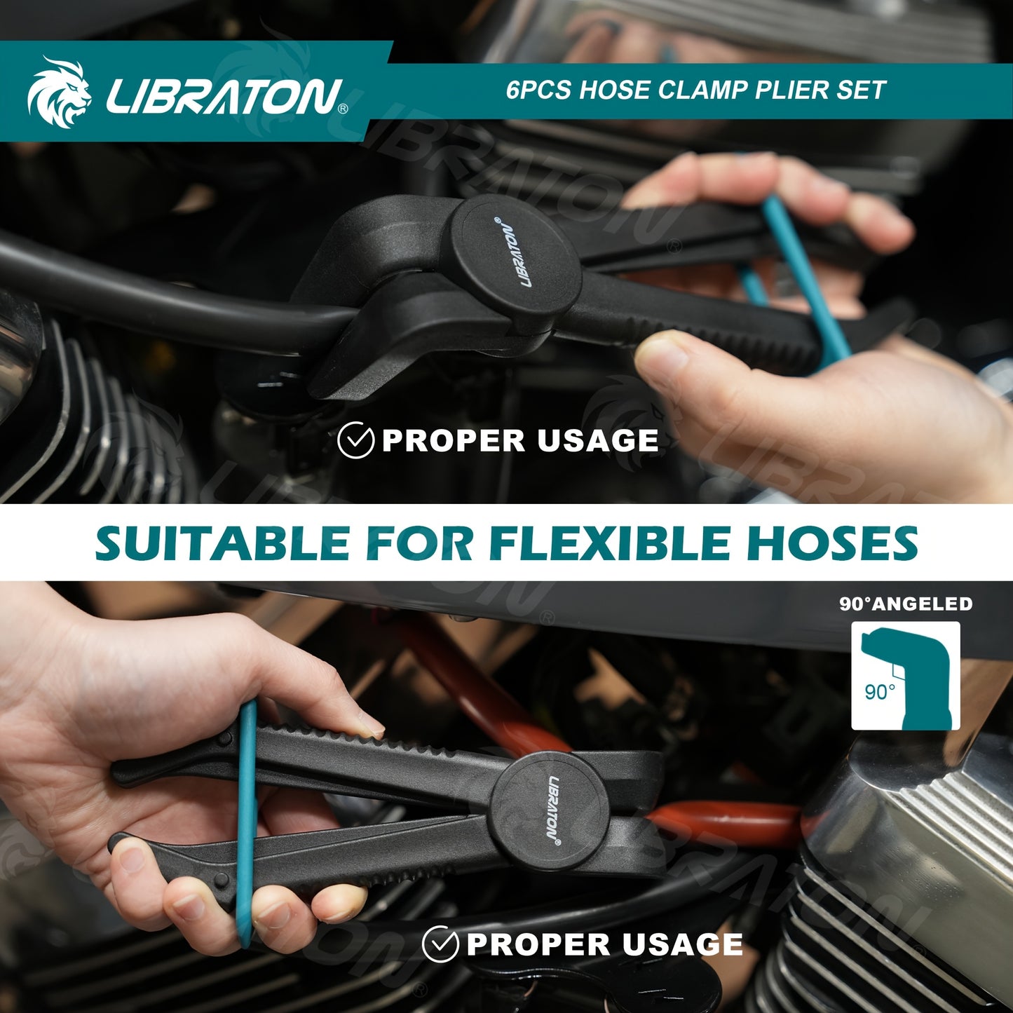 6pcs Hose Clamp Tool Kit