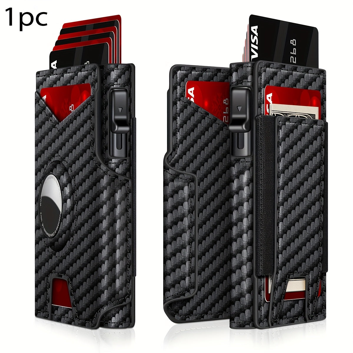 1pc Men'S Bifold Minimalist Smart Wallet