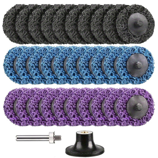 31-piece set of 2-inch silicon carbide sanding discs