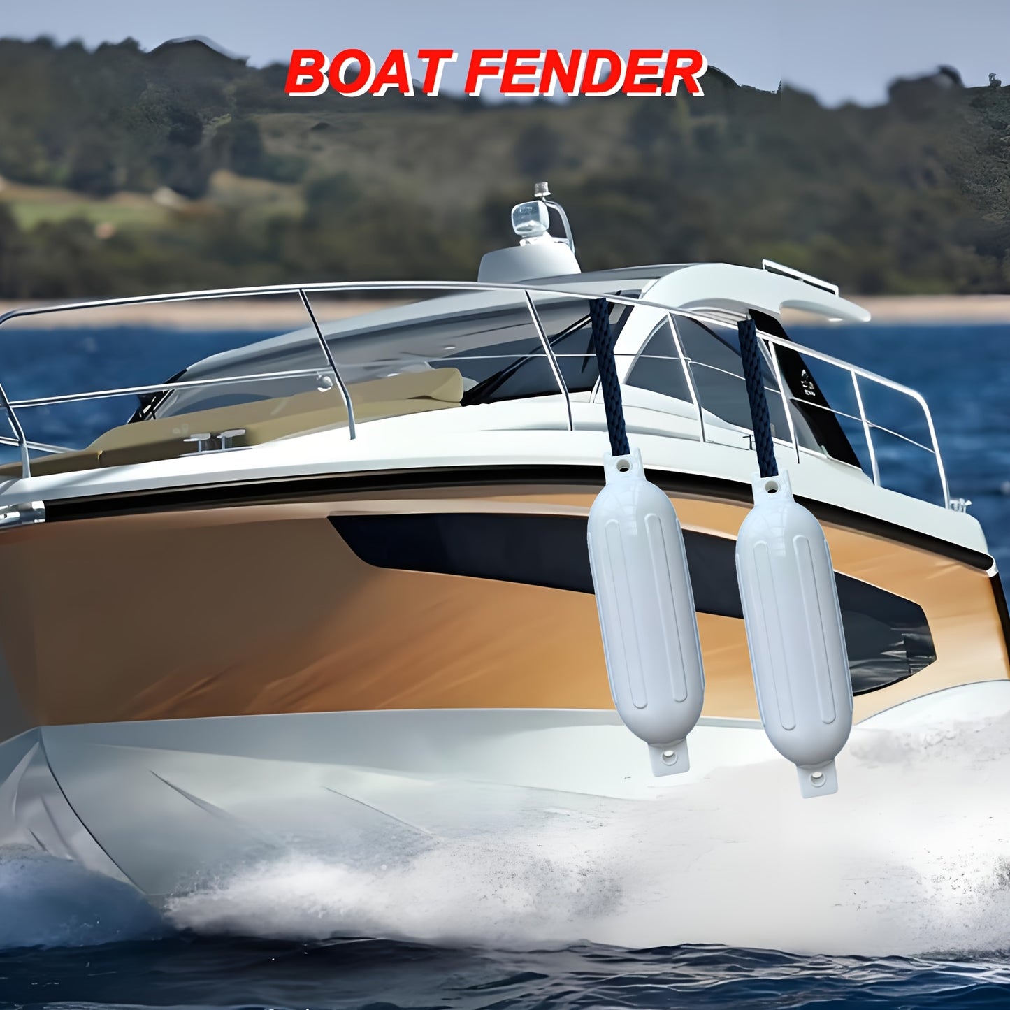 G Series Marine Yacht Fenders - Durable PVC Boat Bumpers