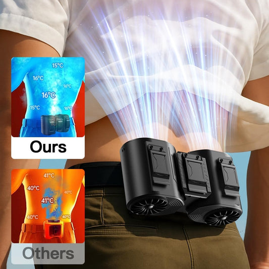 2025 Portable Waist Fan Bladeless Electric Fan