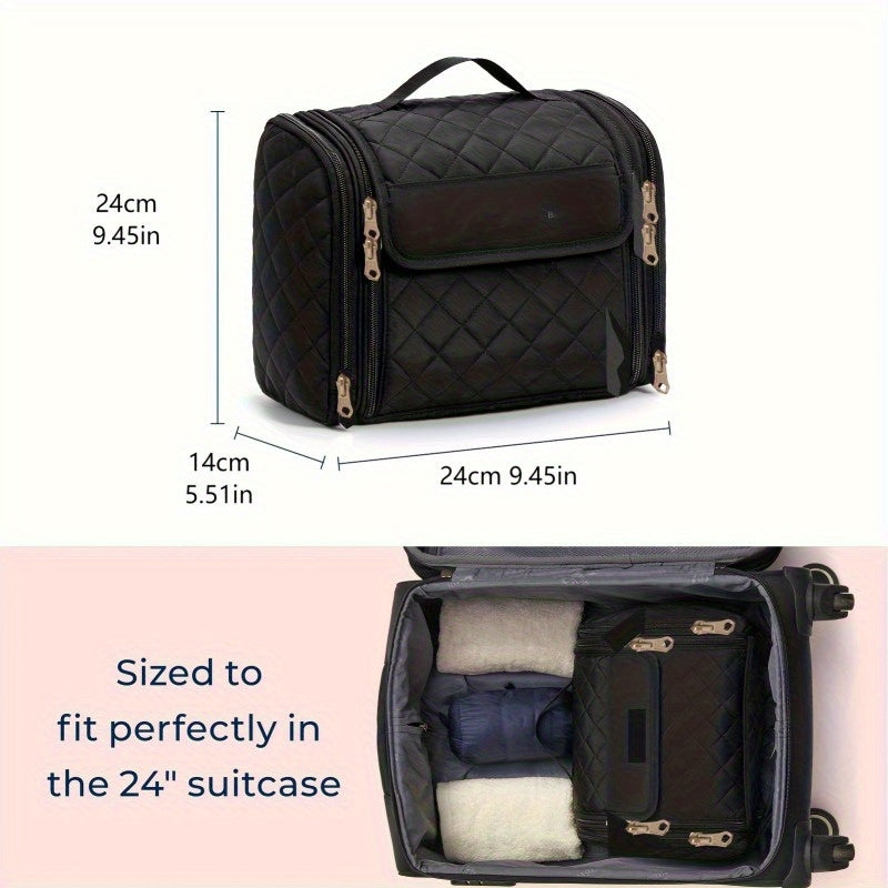 Thousand Fish Large Capacity Makeup Bag with Hanging Hook