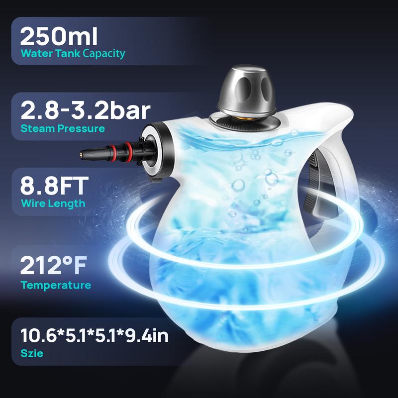 Pressurized Handheld Multi-Surface Natural Steam Cleaner
