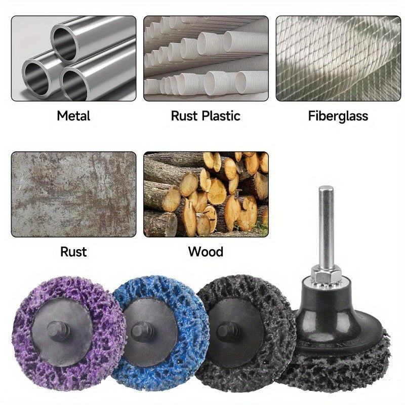 31-piece set of 2-inch silicon carbide sanding discs