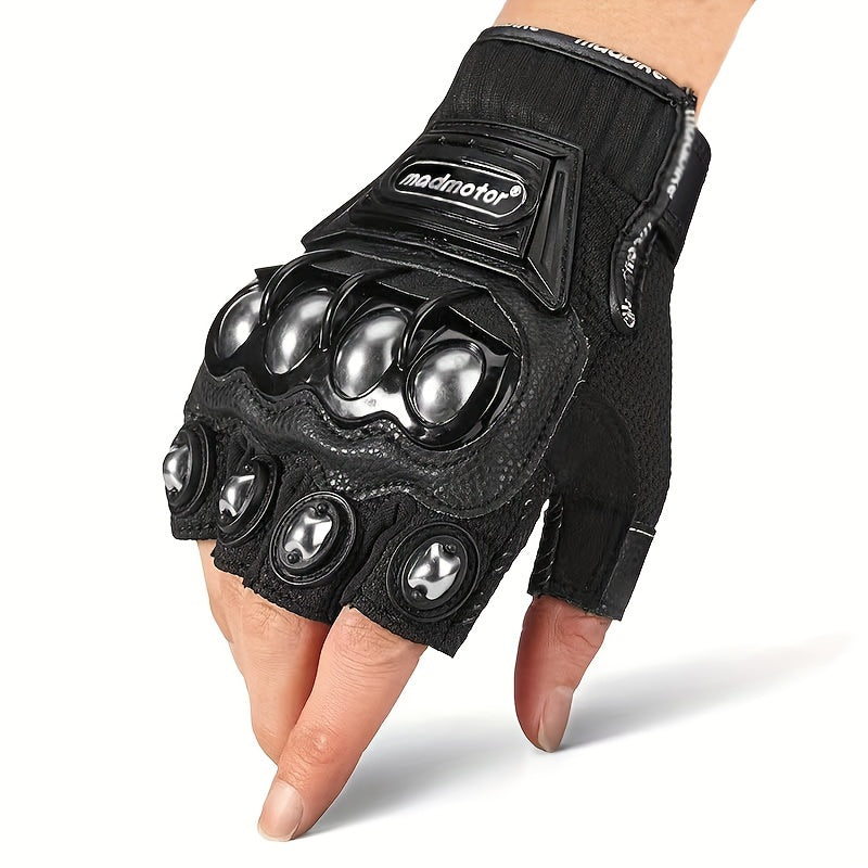 Steel Outdoor Knuckle Motorcycle Motorbike Powersports Safety Gloves