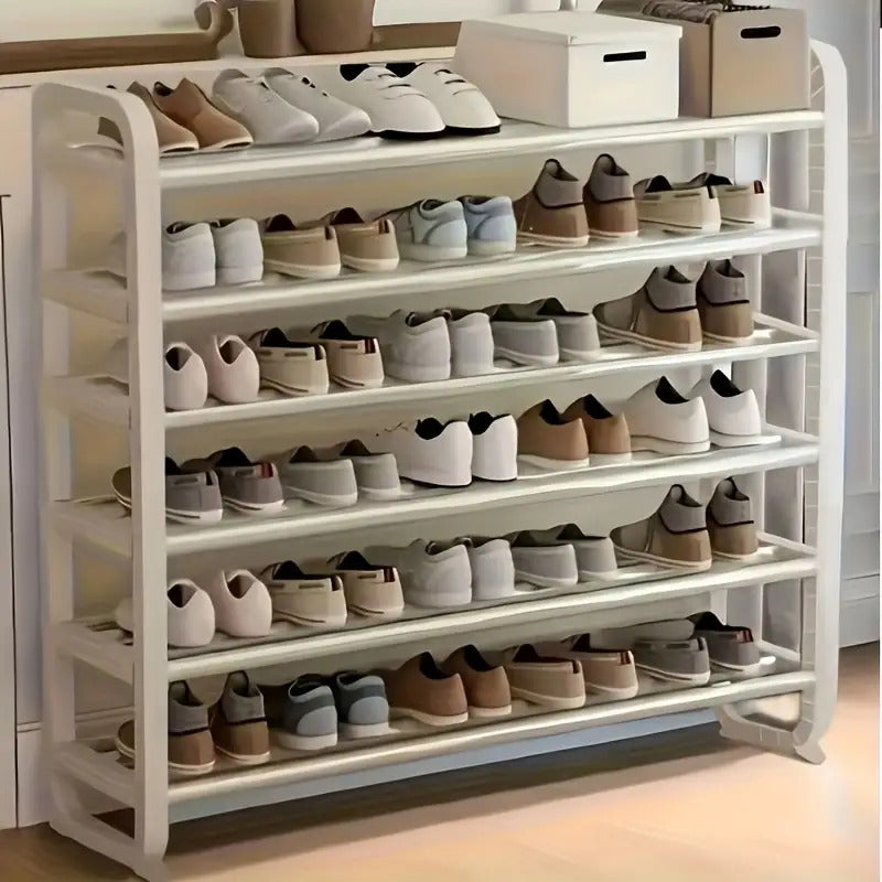 Space-Saving Luxury 5-Tier Metal Shoe Rack Holds
