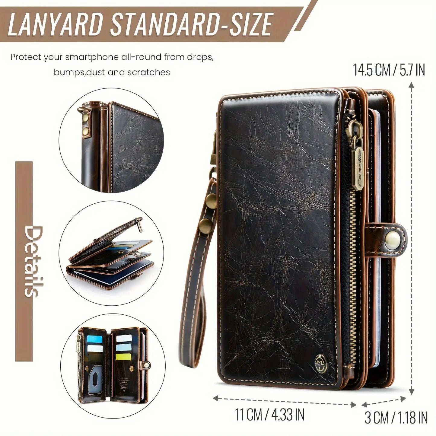 Portable Multi-card Credit Card Passport Case
