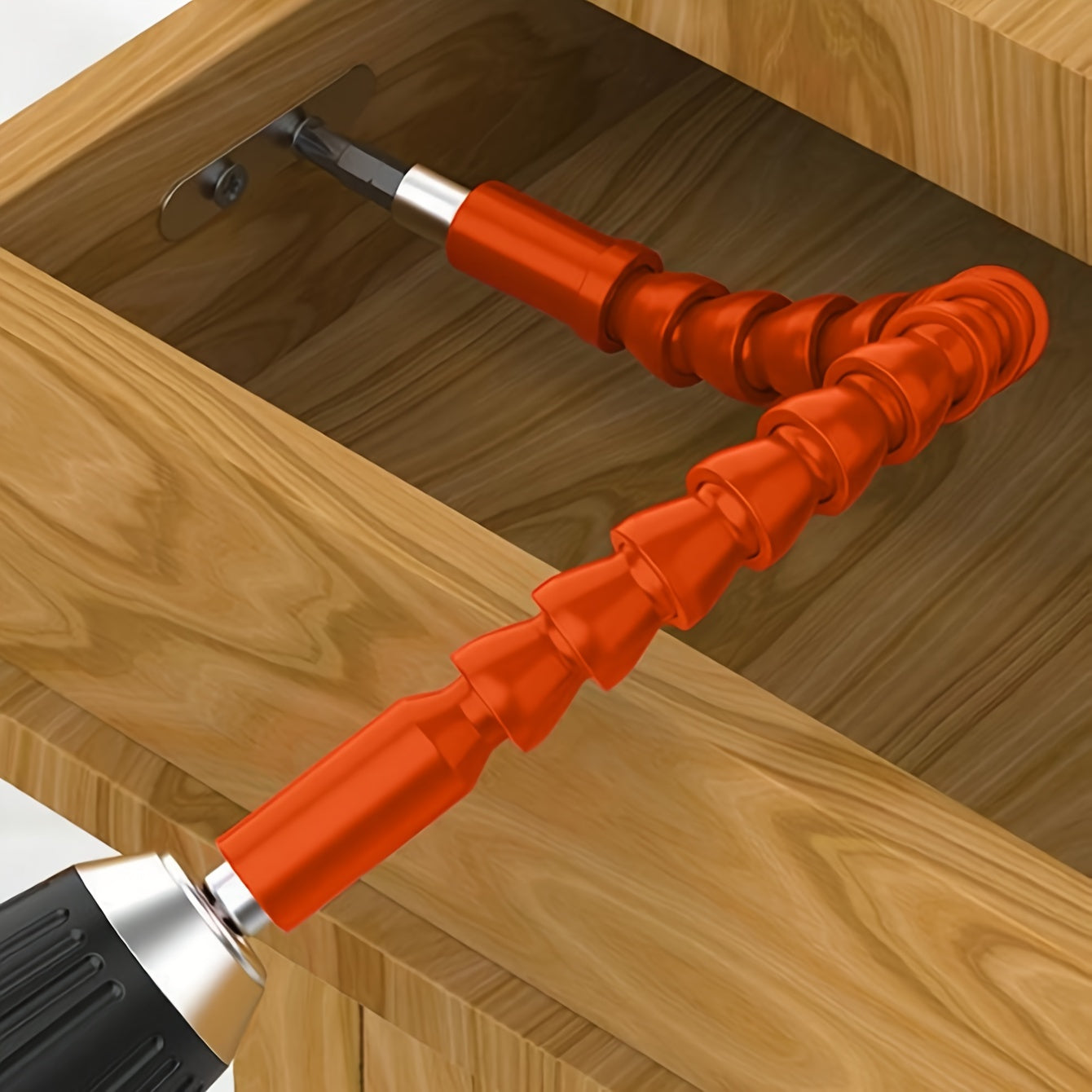 Electric Drill Universal Joint, Orange, Universal Soft Shaft