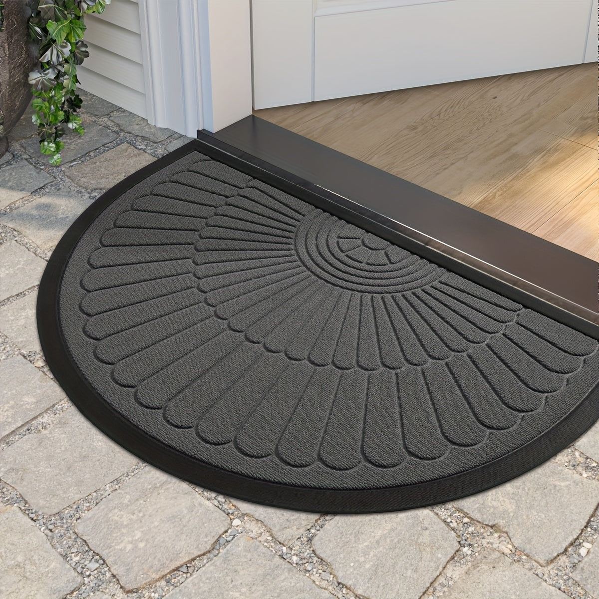 1pc Half Round Door Mat