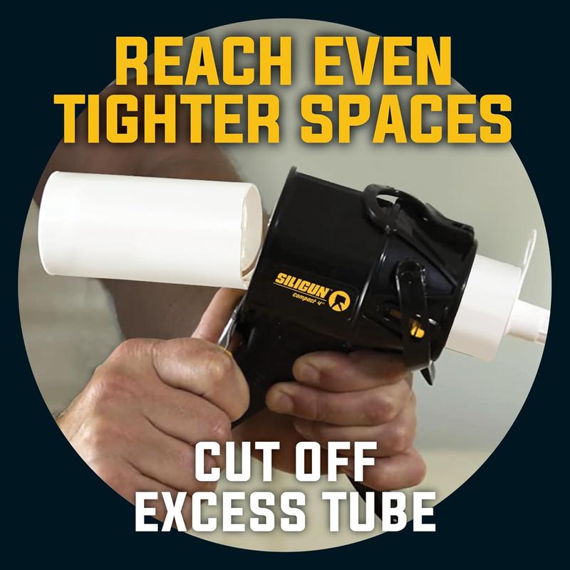 Portable silicone gun