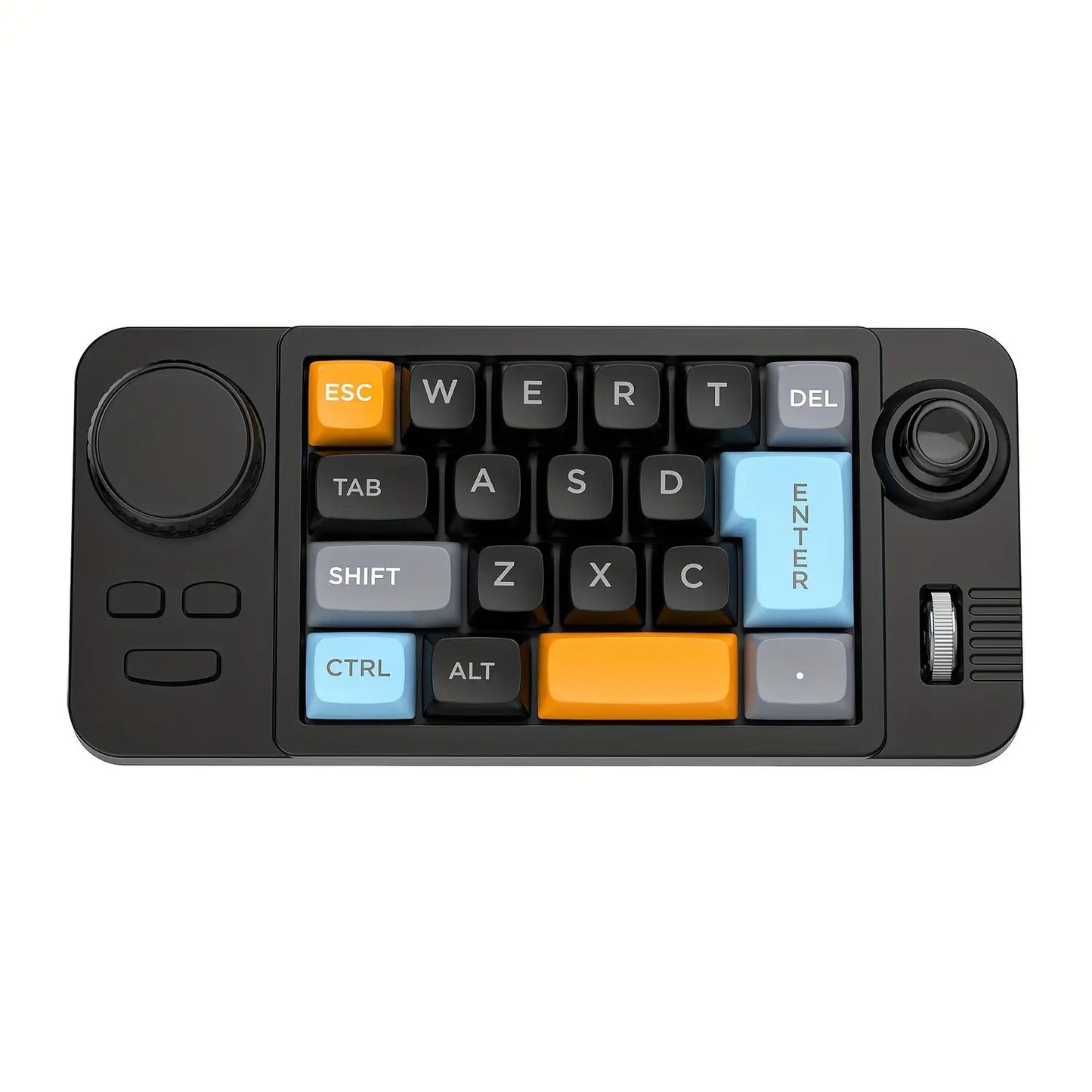 Wired Gaming Keyboard with Volume Scroll Wheel & Game Joystick