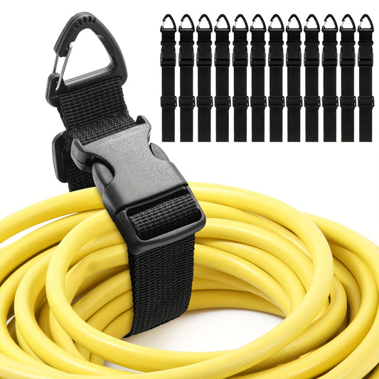 12 Pack 17 Inch Adjustable Extension Cord Holder Organizer